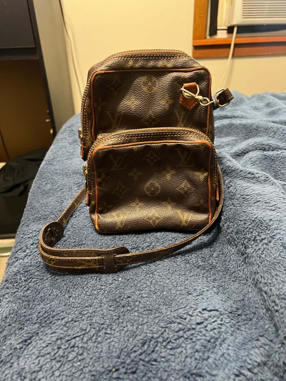 Louis Vuitton Monogram Canvas Belt Bag in Brown